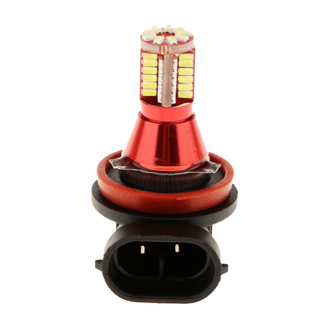 2 Pieces Auto Fog Signal Turn Brake Parking Light DRL Led H11