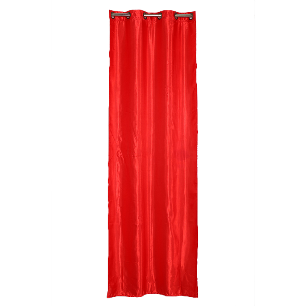 100x250cm Modern Jacquard Window Shade Curtain Bedroom Drape Blind Punch Red