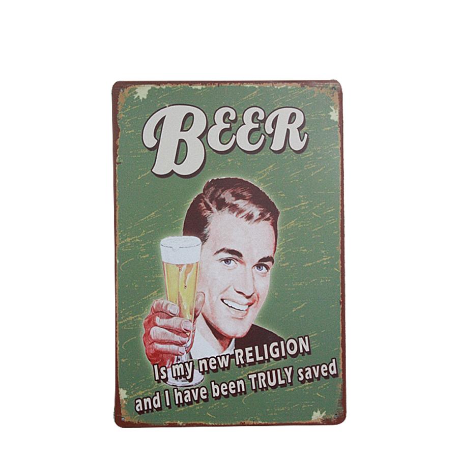 Vintage Metal Tin Sign Plaque Wall Art Poster Sheet Cafe Bar Pub Beer 06