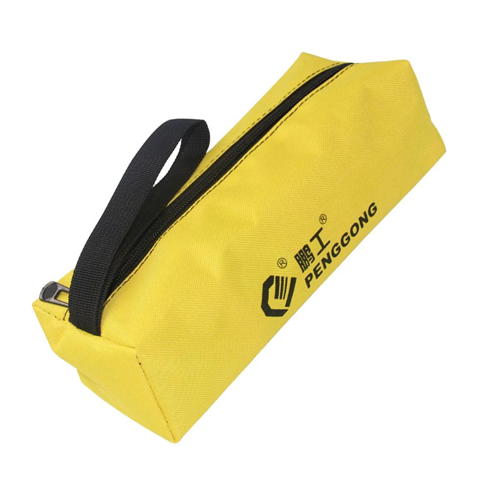 Oxford Storage Bag Repair Tools Hardware Handbag Zip Organizer Yellow