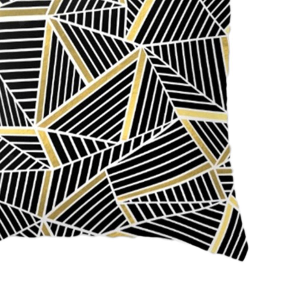 Modern Geometric Square Pillowcase Chair Sofa Car Cushion Cover Pillowslip
