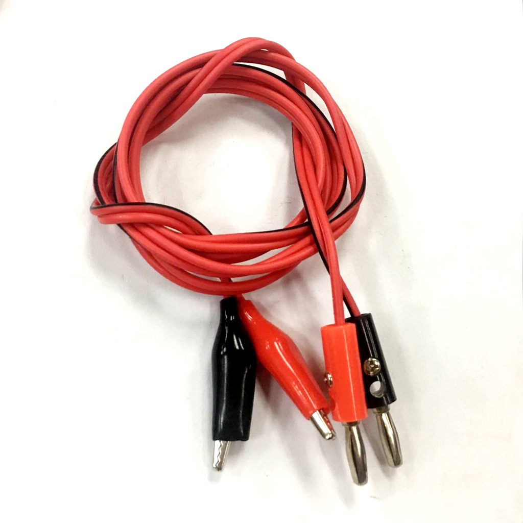 Multimeter Banana Plug To Alligator Clip Wire Cable For Electrical Testing