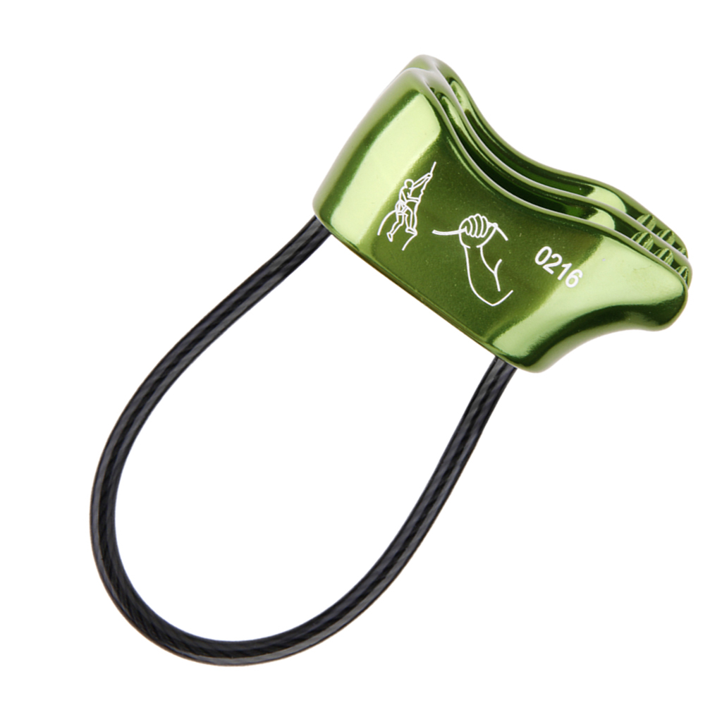 Green Outdoor Mountaineering Climbing ATC Belay Rappel Device