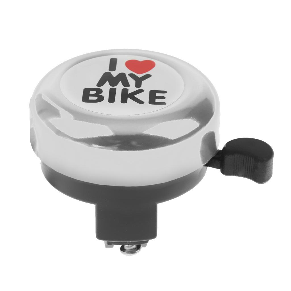 Kids Adult Bike Bicycle Women Boys Girls Cycling Bell Ring Sound Horn Silver