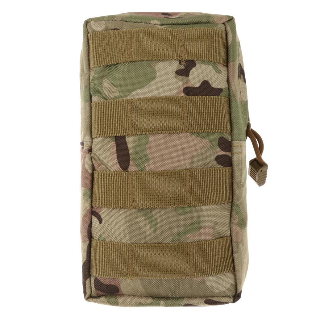 Tactical MOLLE Modular Utility Pouch Military Accessory Bag CP Camouflage