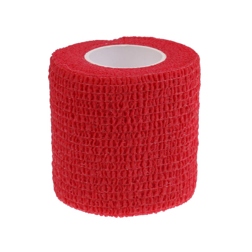 5cm First Aid Sports Ankle Care Stretch Self Adhesive Bandage Red