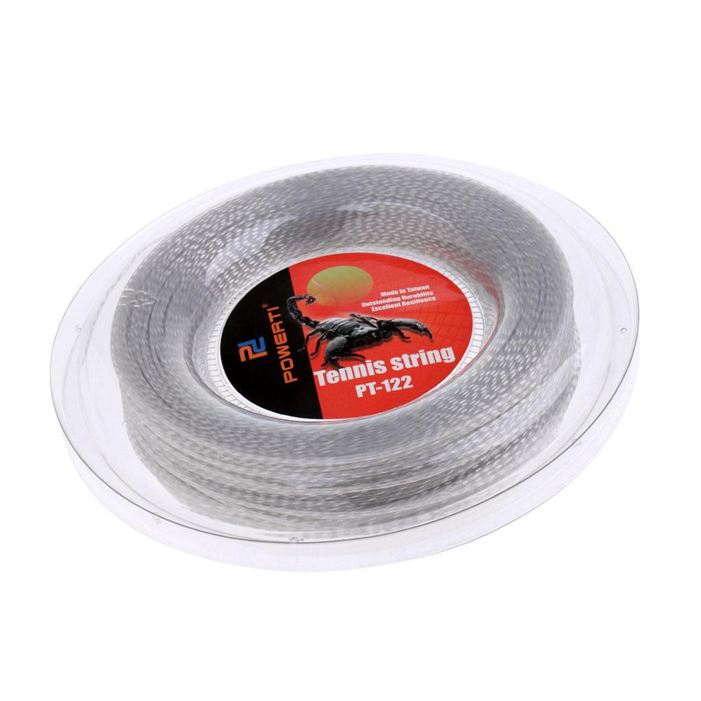 High Elastic Nylon Tennis Racket Racquet String 1.30mm 200m Reel White