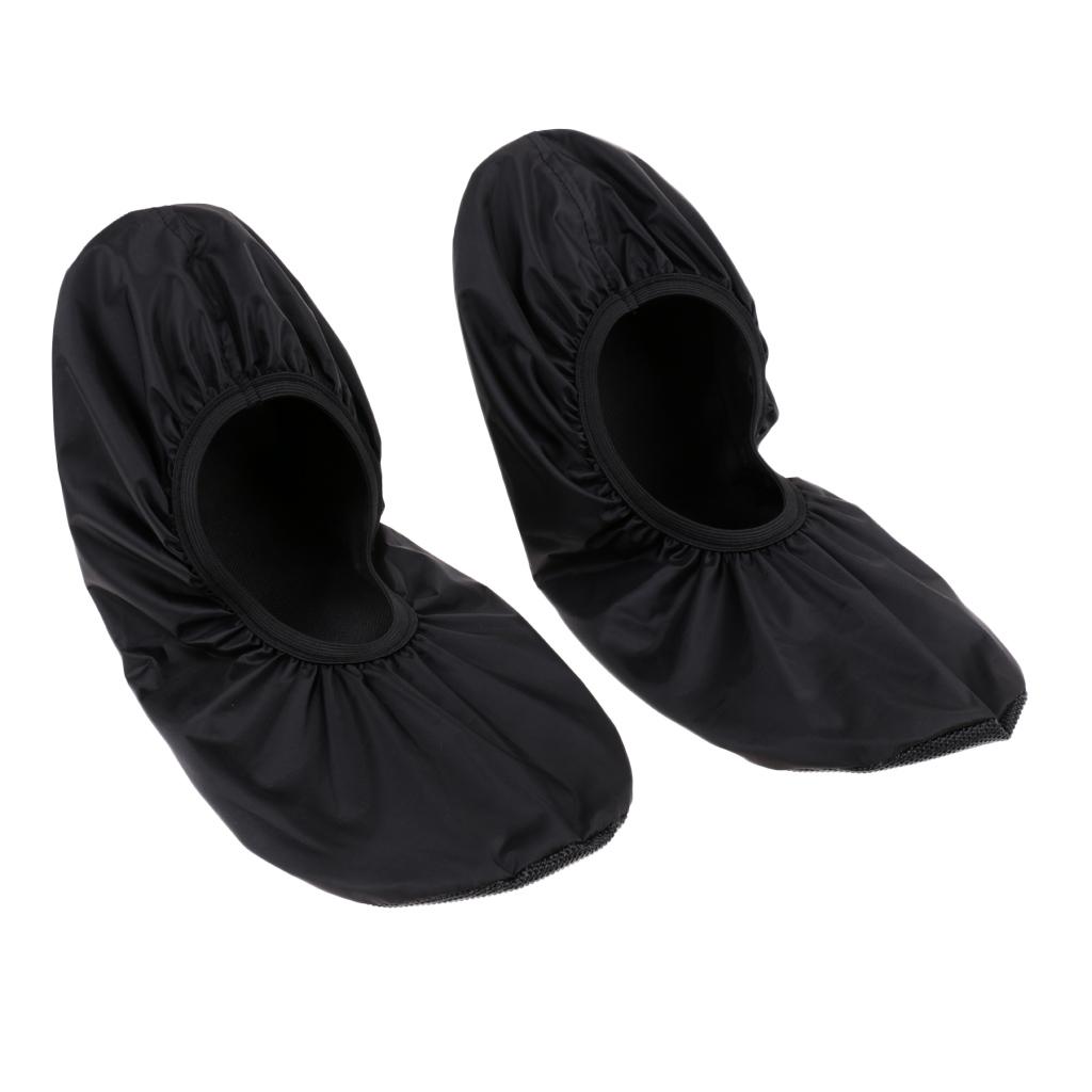 1 Pair Black (XL) Bowling Shoe Covers for Household Office Room Realtors