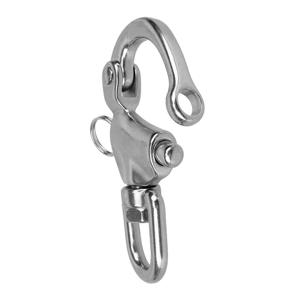 2pcs 70mm Swivel Snap Shackle Marine Boat Yacht Sailing Hardware Accessory
