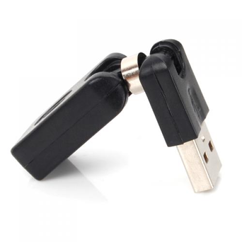 Swivel Twist Angle USB 2.0 Male to Female Cable Convertor