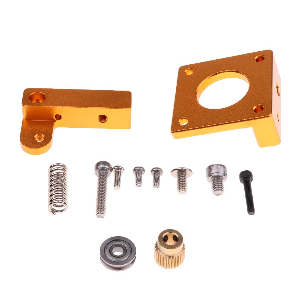 MK8 Extruder Aluminum Frame Block DIY Kit for 3D Printer