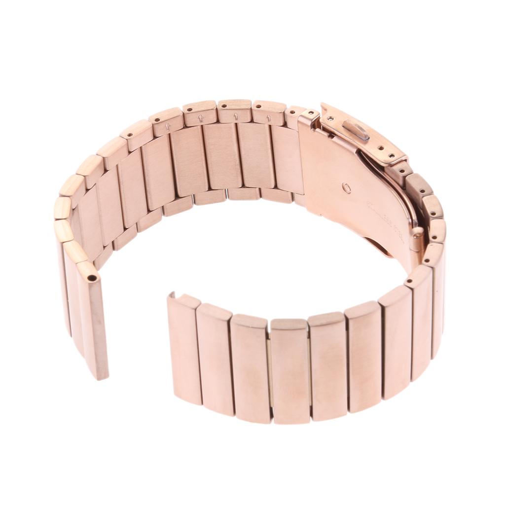 Stainless Steel Strap Wrist Band for Fitbit Blaze Smart Watch Rose Gold