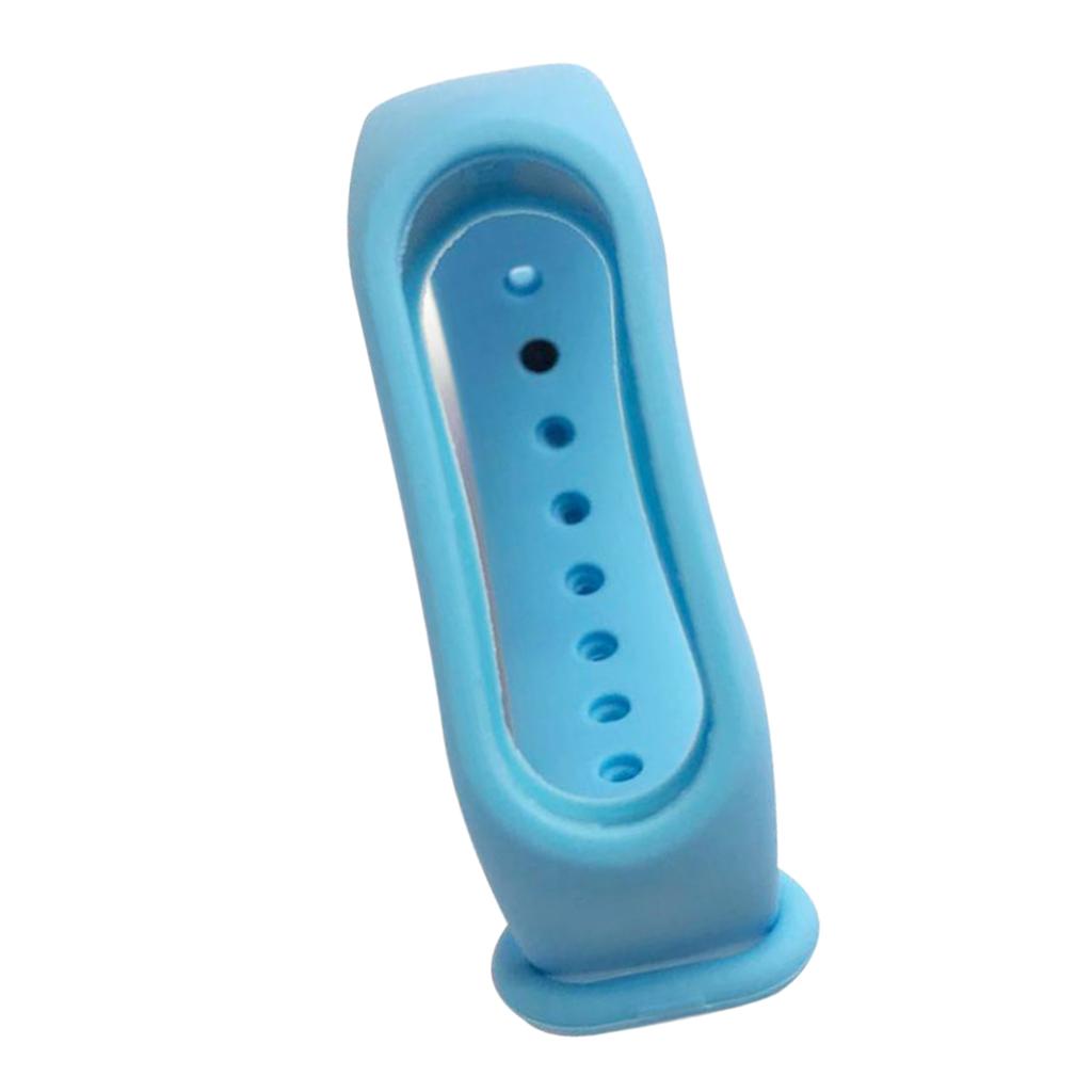 Replacement TPU Silicone Wrist Strap for Xiaomi 2 Smart Bracelet light blue