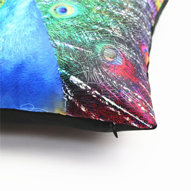 45cm Home Decor Throw Pillow Case Cushion Cover Vintage Peacock Pattern 02
