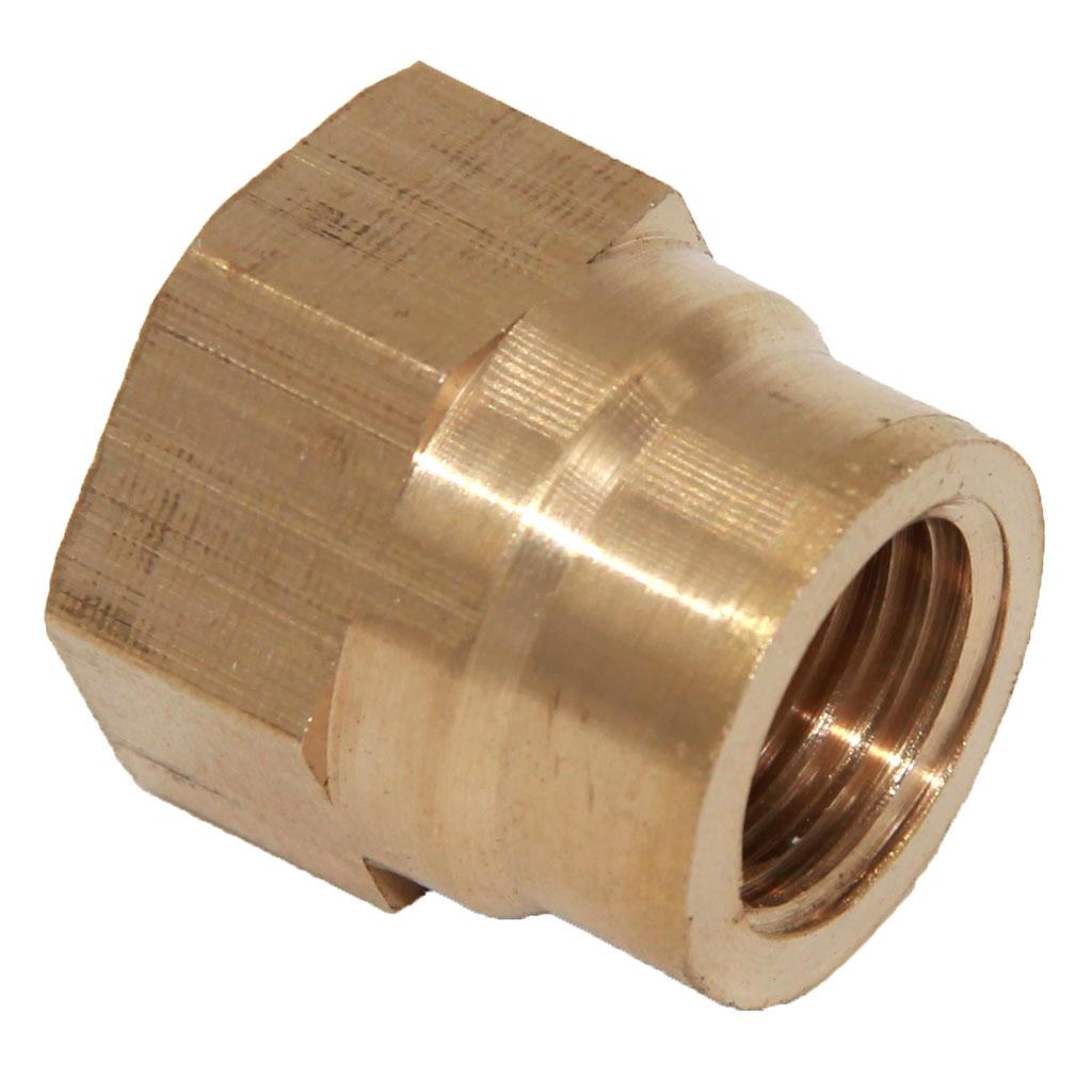 3/8-1/4 inch Brass Barbed Double End Female Threaded Pipe Fitting Connector