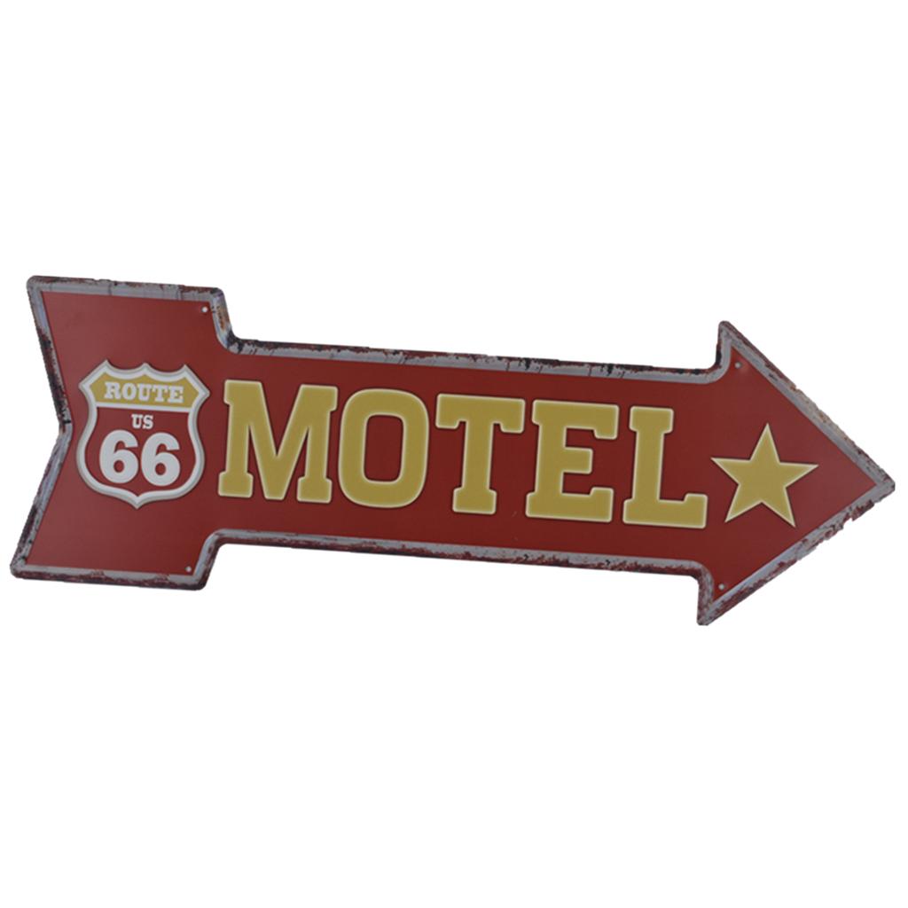 Retro Arrow Shape Metal Tin Sign Wall Decor Bar Plaque Pub Home Cafe Shop Tavern 
