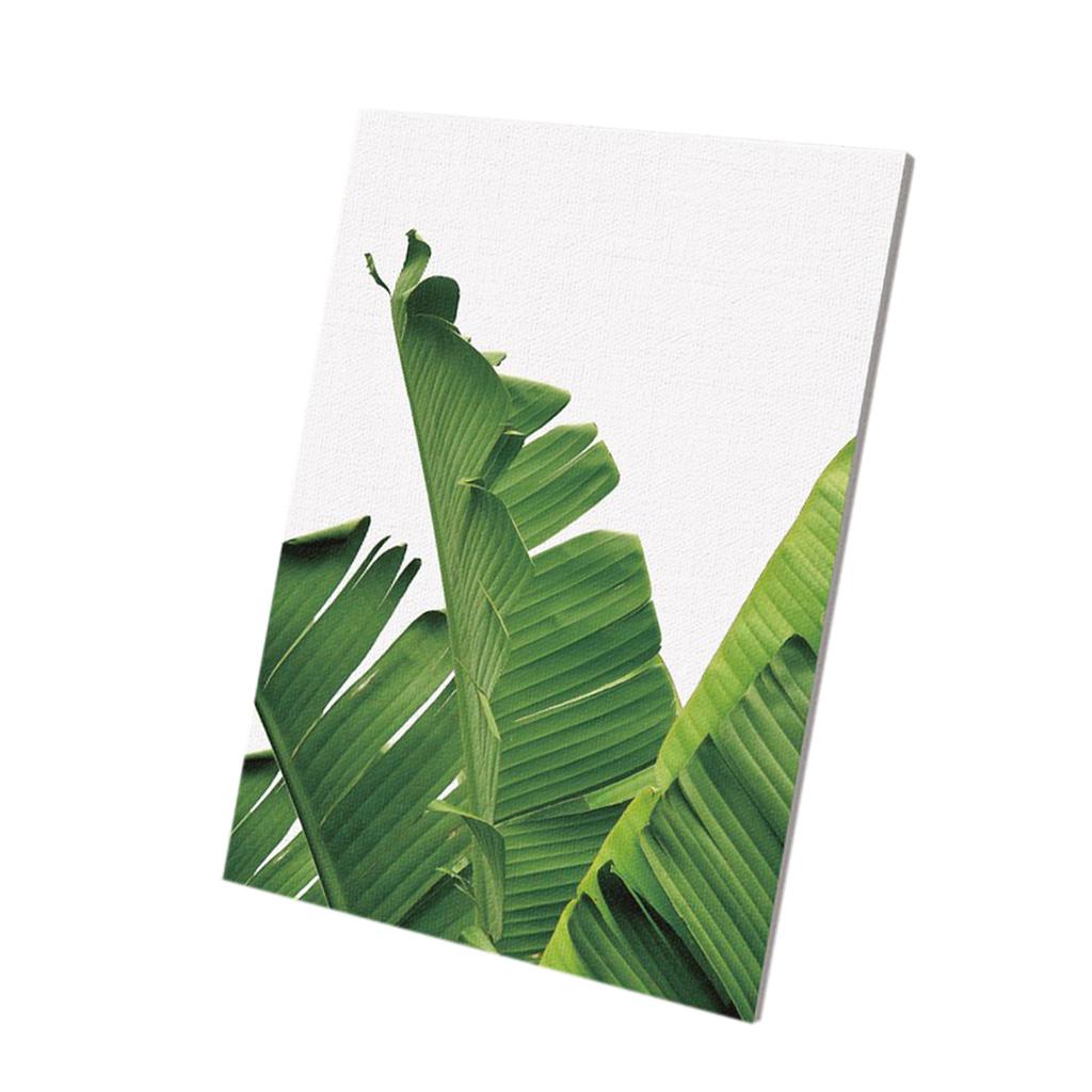 Tropical Plants Banana leaves Palm leaves Wall Hanging Painting Picture M