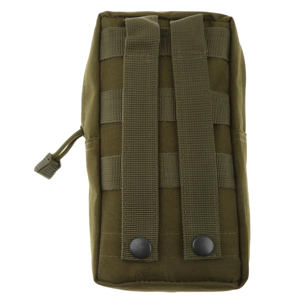 Tactical MOLLE Modular Utility Pouch Military Accessory Bag Army Green