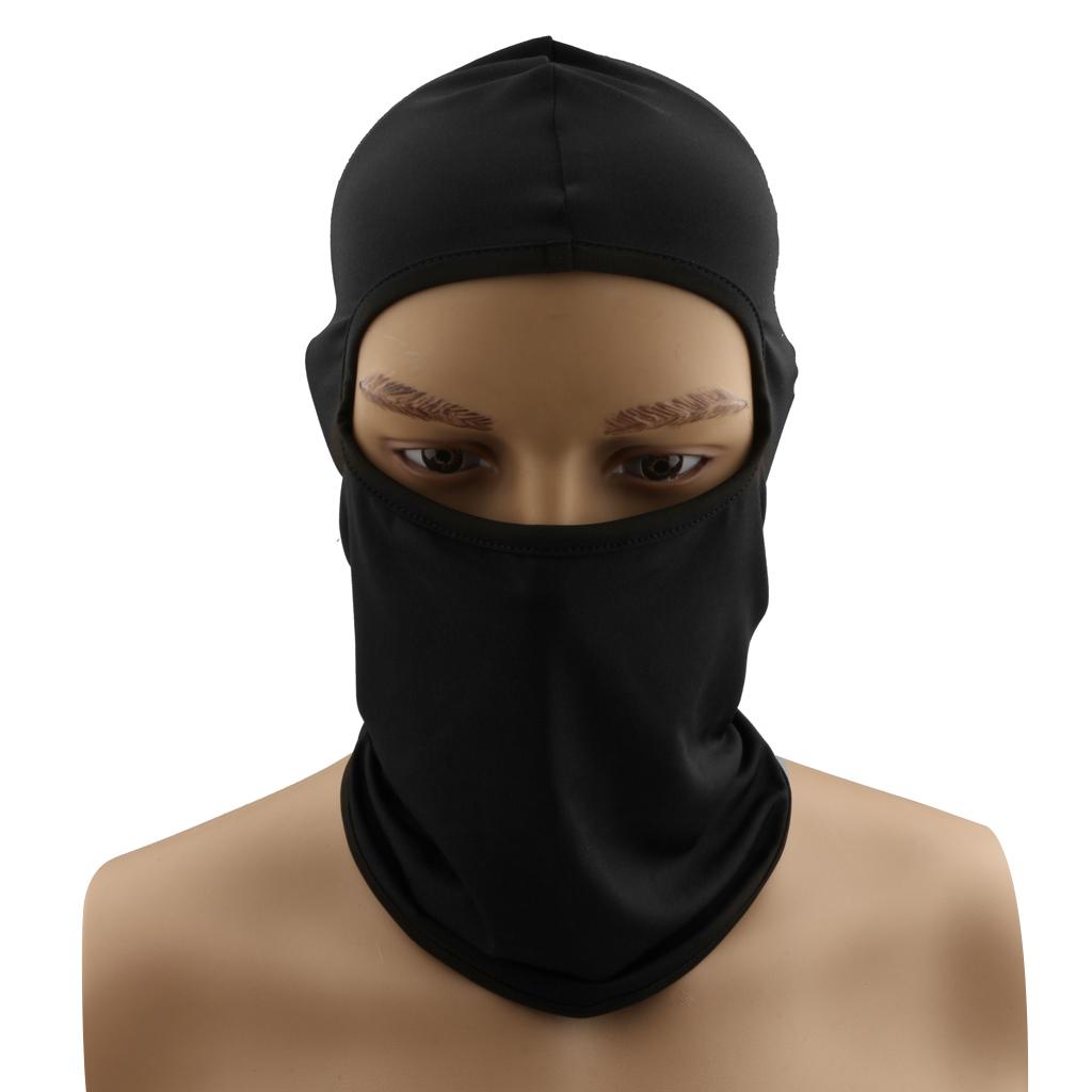 Outdoor Sports Face Mask Motorcycle Running Cycling Balaclava Black