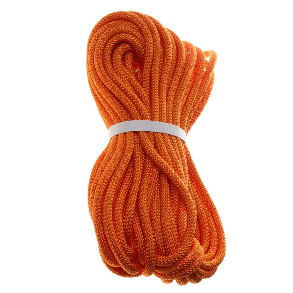 Climbing Safety Sling Rappelling Rope Auxiliary Cord 20m Orange