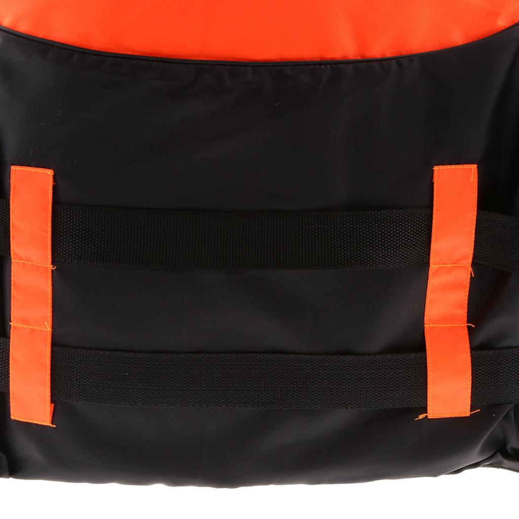 Life Jacket Vest Survival Suit for Swimming Drifting M Orange