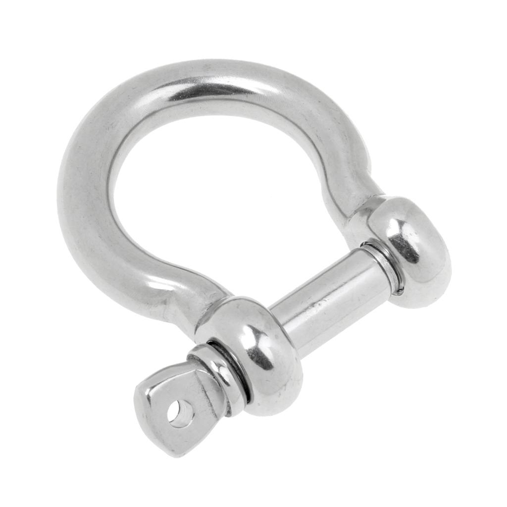 Marine Boat Chain Rigging Bow Shackle Captive Pin 304 Stainless Steel 16mm