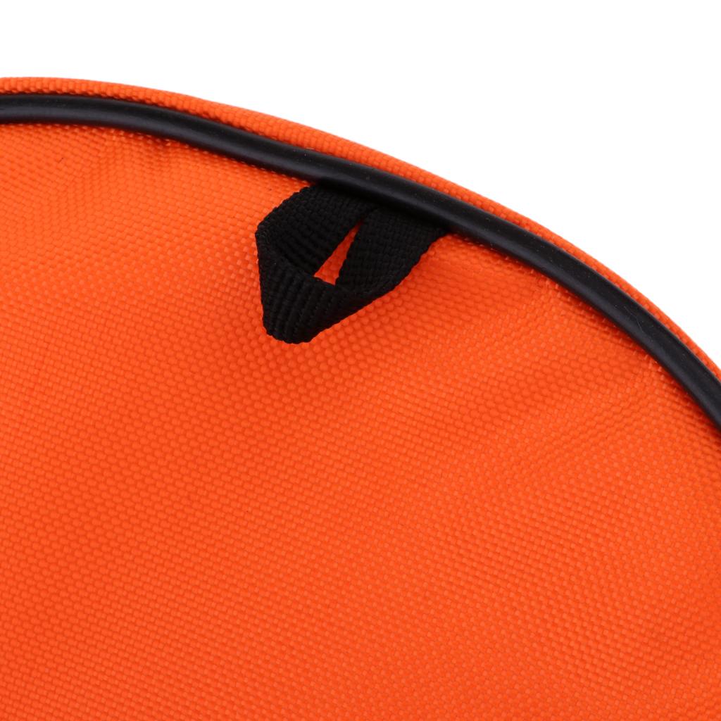 Waterproof Oxford Squash Racquet Cover Bag with Adjustable Strap Orange