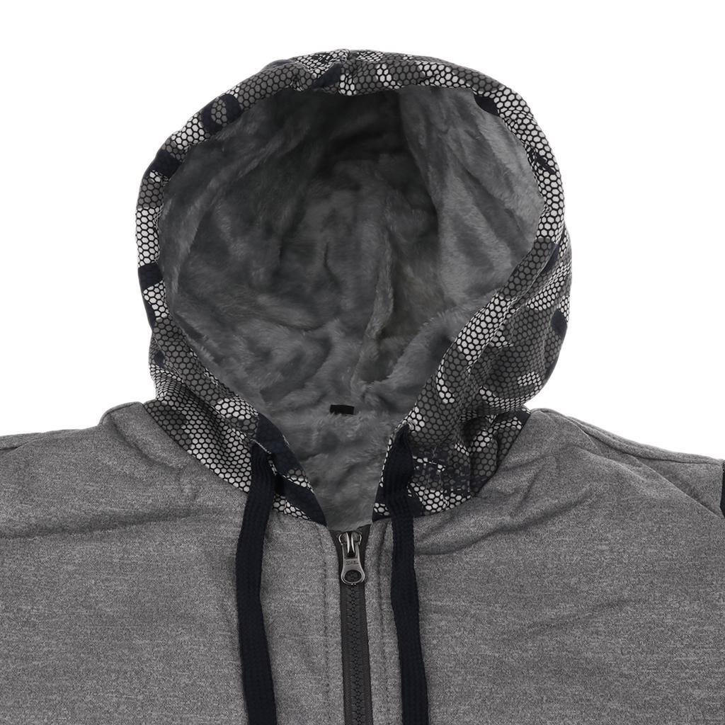 Men/'s Winter Thickened Velvet Hoodies Sweatshirts Coat Pants Sport Tracksuit