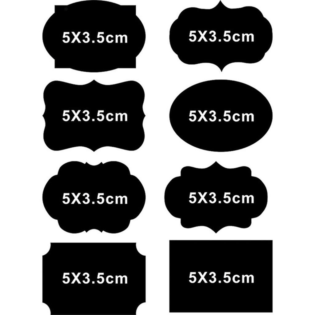 Tafelfolie Etiketten Klebefolie Tafel Sticker Aufkleber Dekorfolie Klebesticker