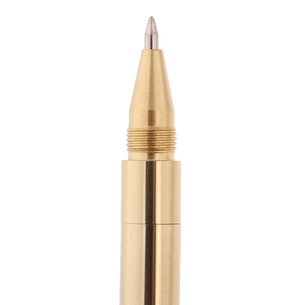 Brass Pen BallPoint Gel Pen Writing Tool Students Accessories 