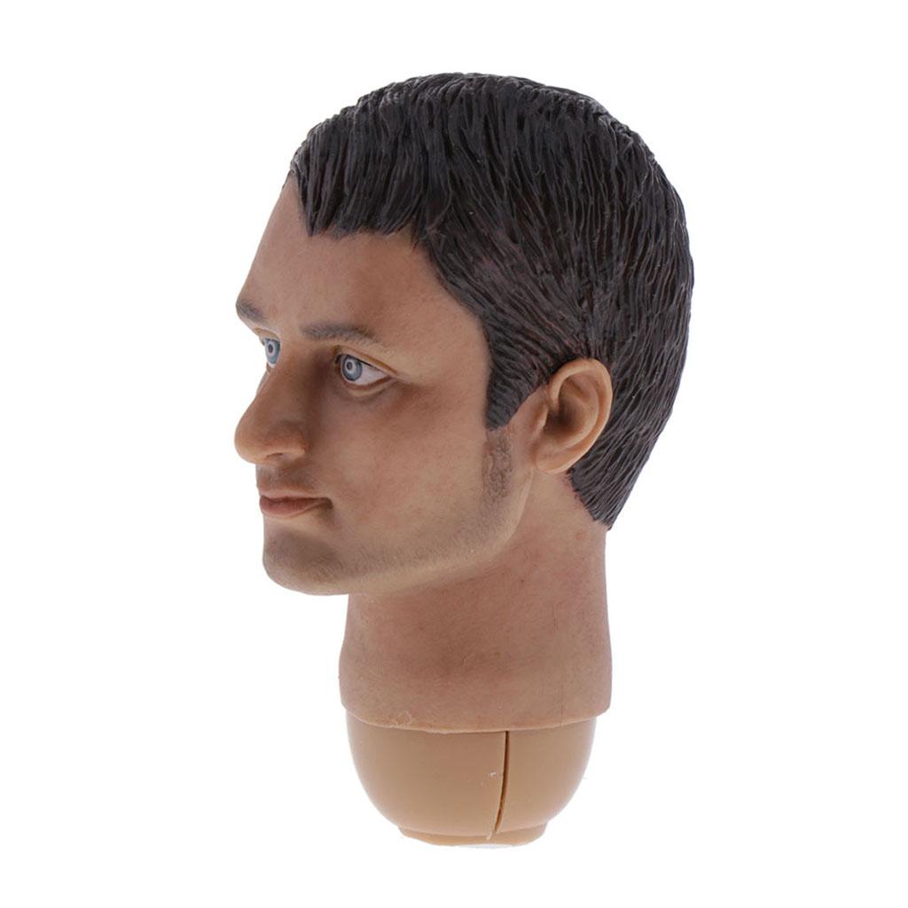1/6 männlich gut aussehend Kopf Skulptur Modell für Actionfiguren