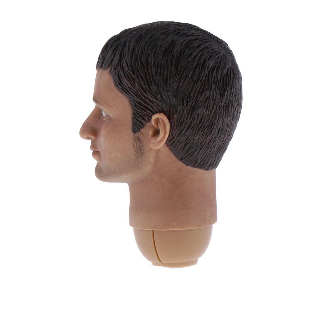 1//6 Scale Male Body DIY Head Sculpt Doll Head for Action Figures Accessories