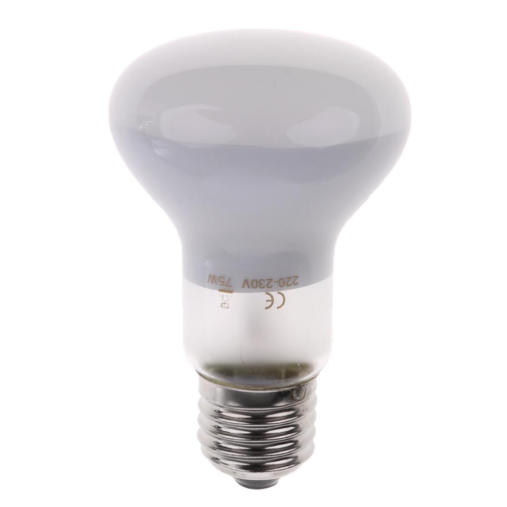 E27 UVA Heater Reptile Heat Basking Lamp Moonlight Bulb 220-240V 75W