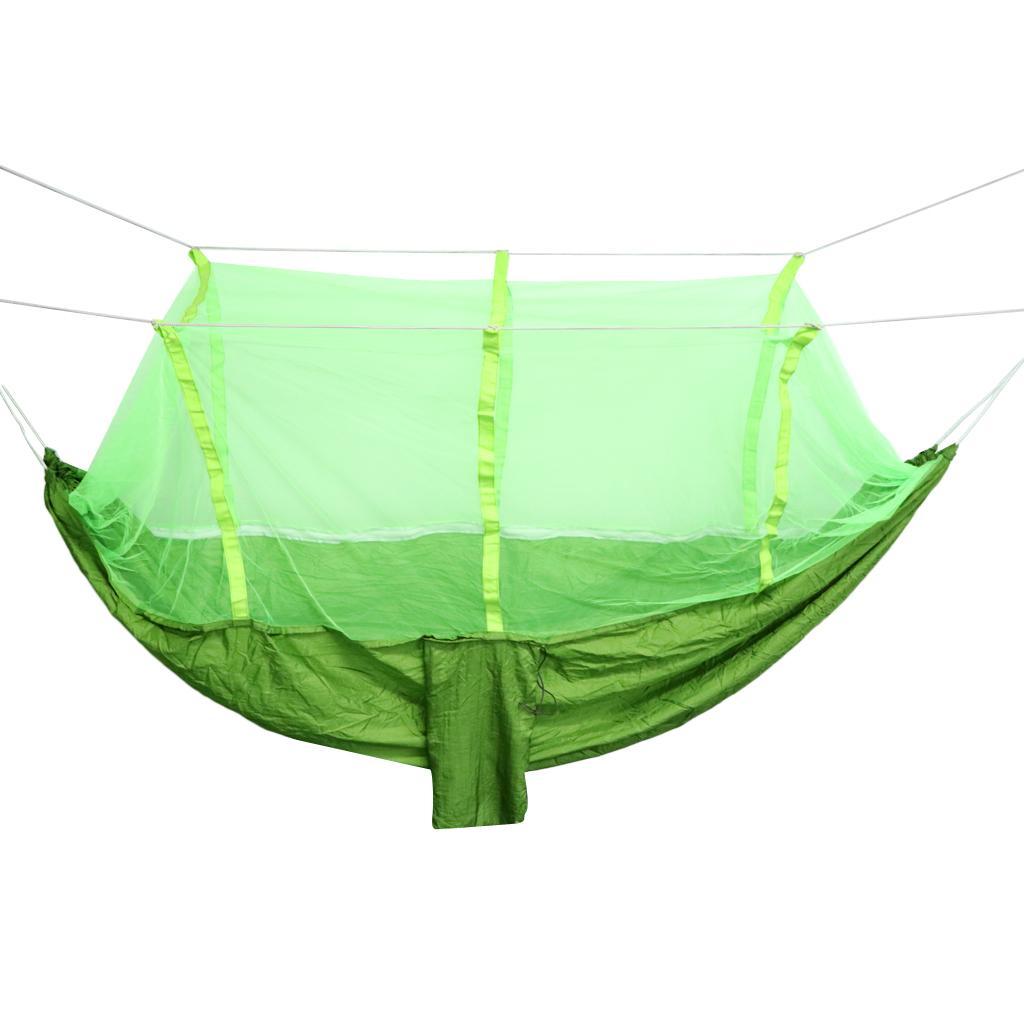 Portable Jungle Parachute Hammock Camping Outdoor Hanging Bed With Mosquito Net