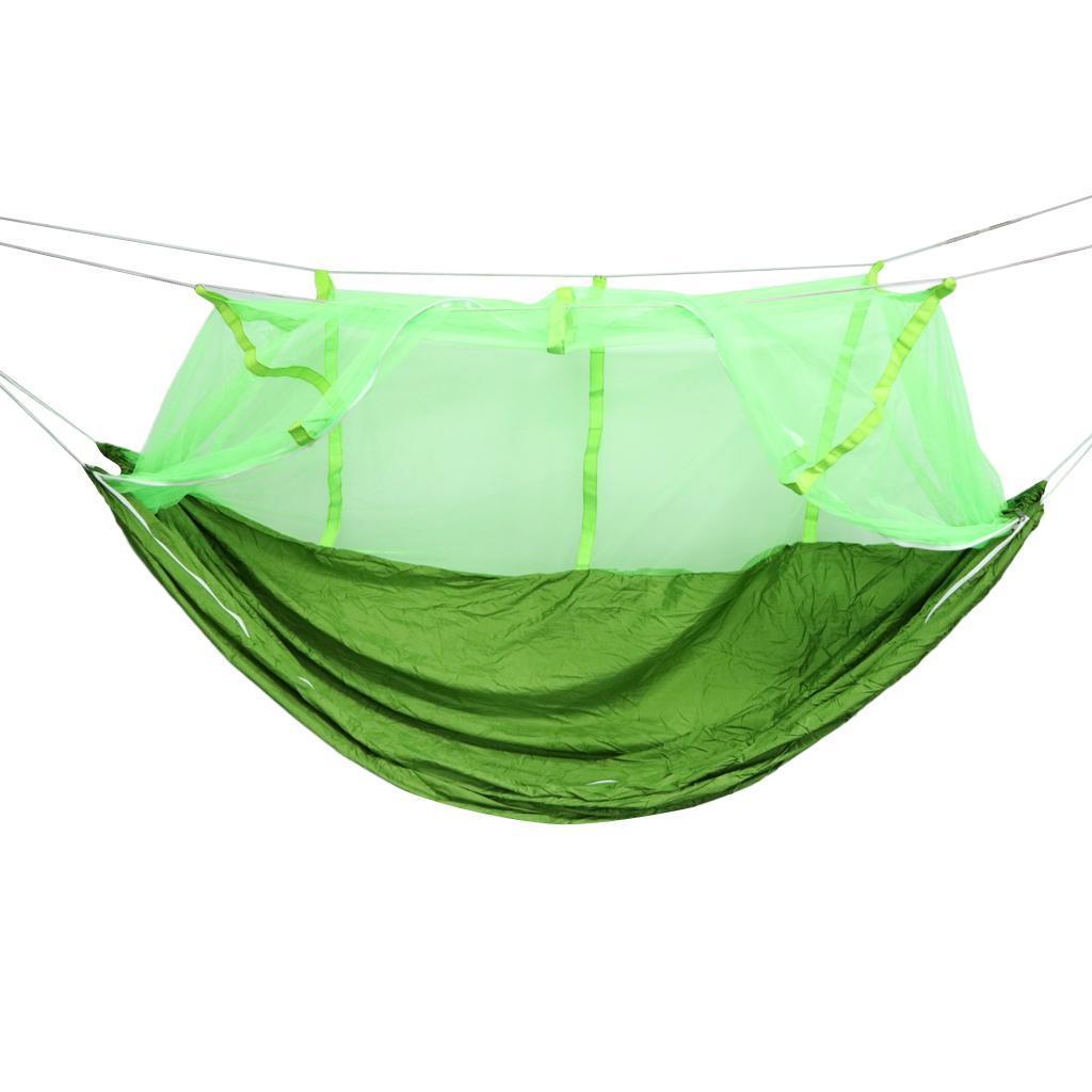 Portable Jungle Parachute Hammock Camping Outdoor Hanging Bed With Mosquito Net