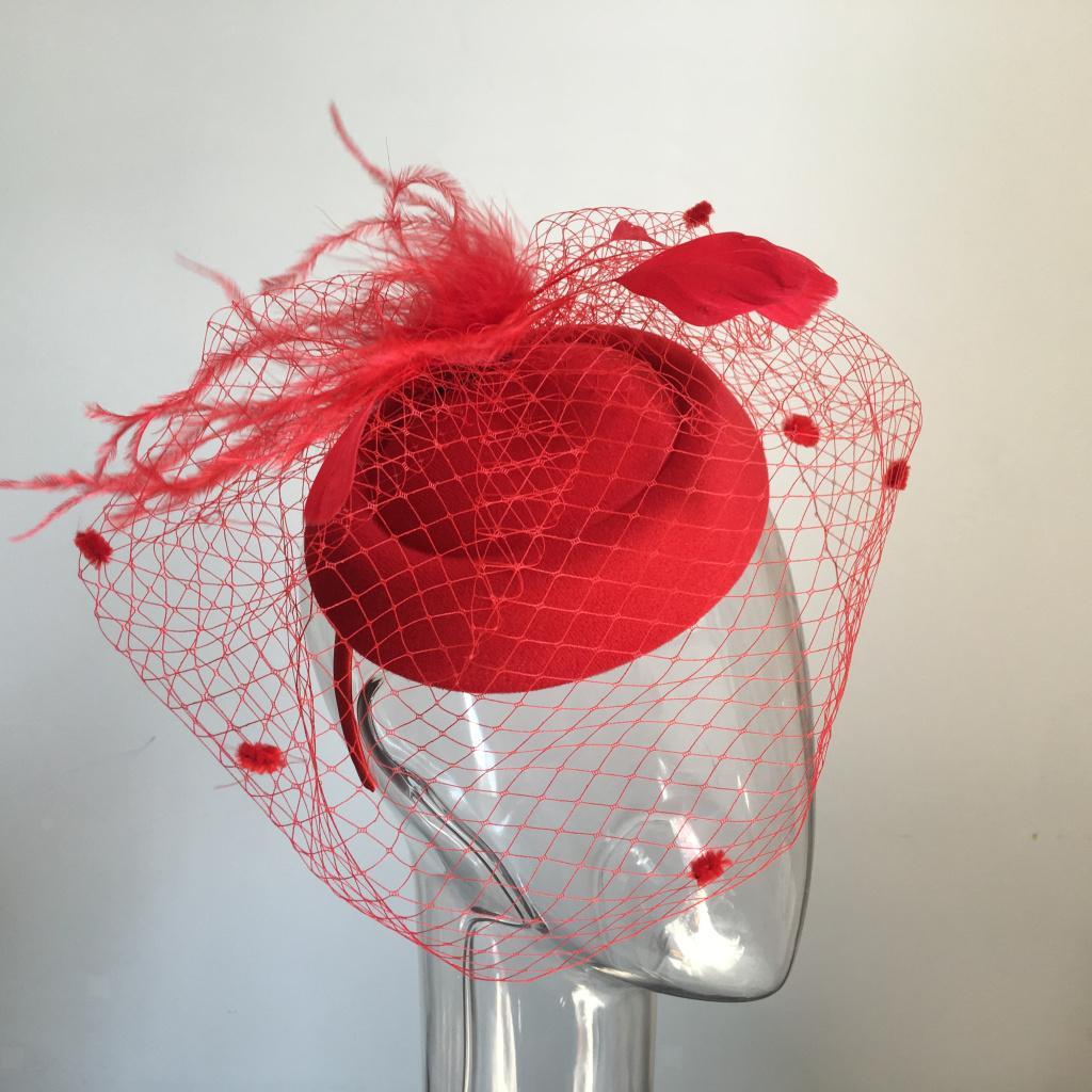 Women/'s Fascinator Hat Mesh Veil Feathers Headband Cocktail Tea Party Hats