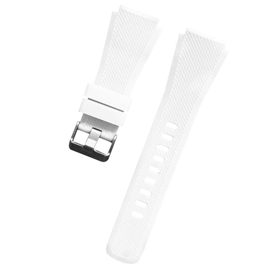 Replacement Silicone Band Strap For Samsung Gear S3 22mm Band white