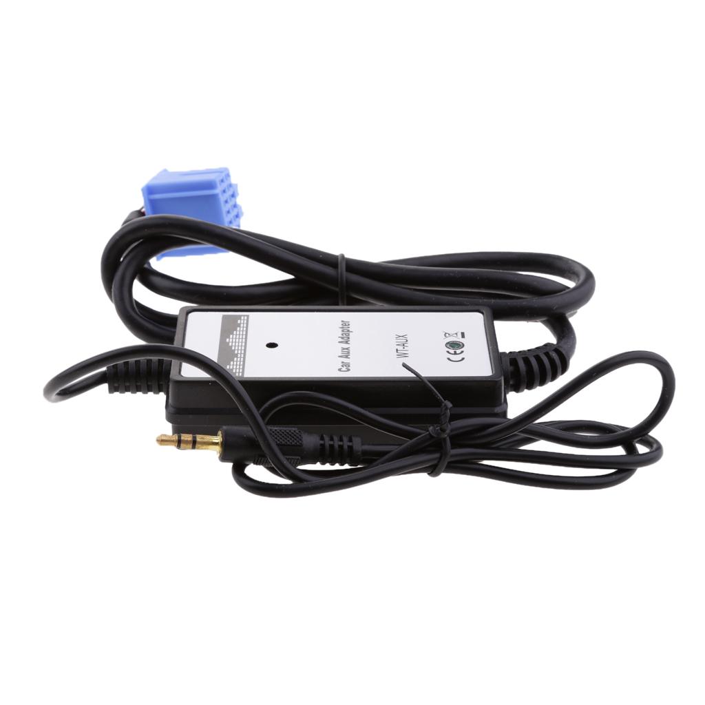 Car 3.5mm Aux-in MP3 Player Radio 7+7Pin Adapter For Honda Accord Civic CRV