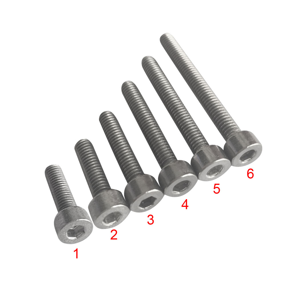 10x Durable M5x35mm Titanium DIN912 Hexagon Socket Allen Cap Head Bolt Screw