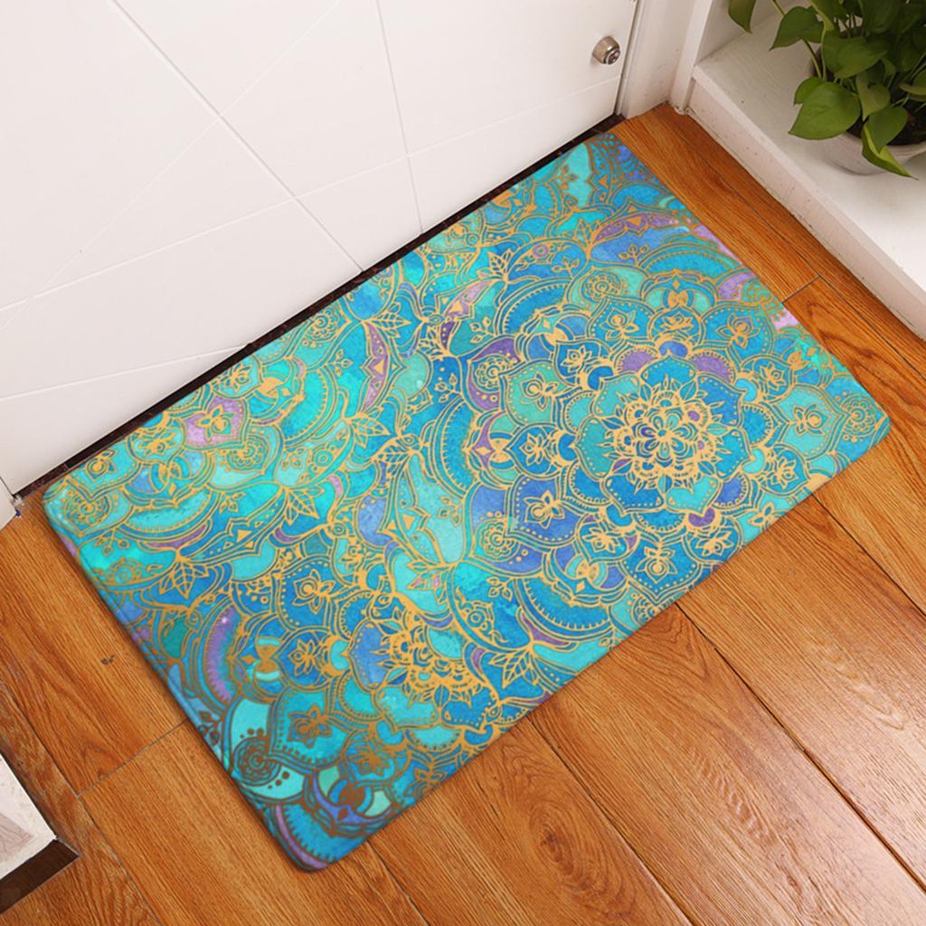 Bohemian Non Slip Welcome Entrance Door Mat Floor Carpet Rug Kitchen Doormat
