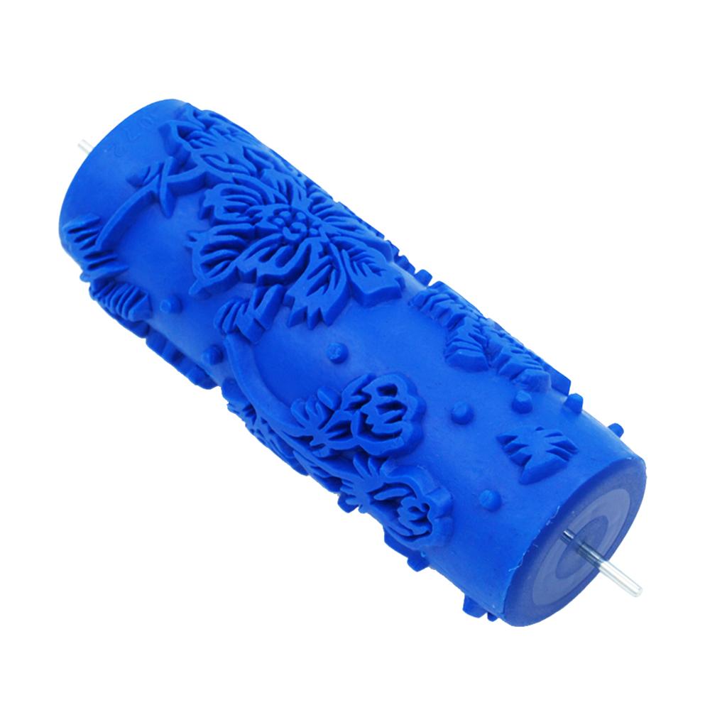 5'' Embossed Pattern Paint Roller DIY Wall Painting Edger Runner Tool #2