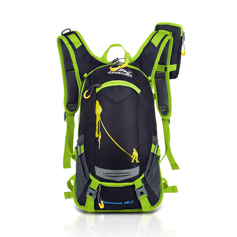 18L Cover Waterproof Breathable Cycling Bicycle Shoulder Backpack Green