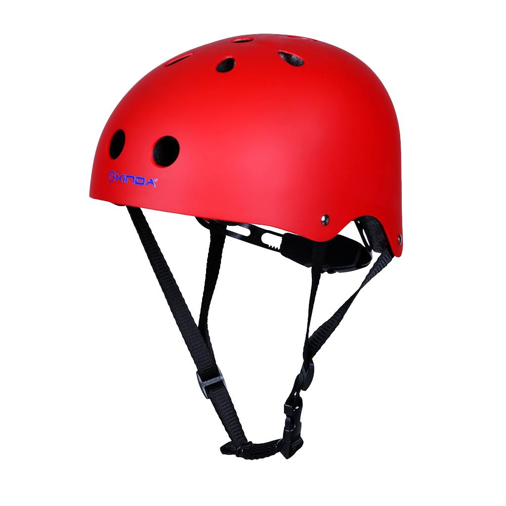 Men Women Kids Skateboard Safety Helmet Skating Cycling Climbing S Red