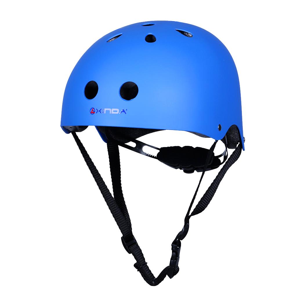 Men Women Kids Skateboard Safety Helmet Skating Cycling Climbing L Blue