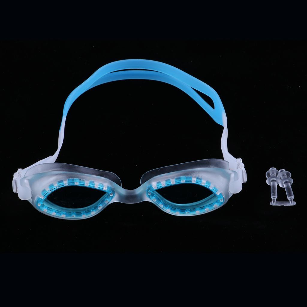 Kids Anti-Fog Anti-UV Waterproof Swimming Goggles Glasses Eyewear Lake Blue