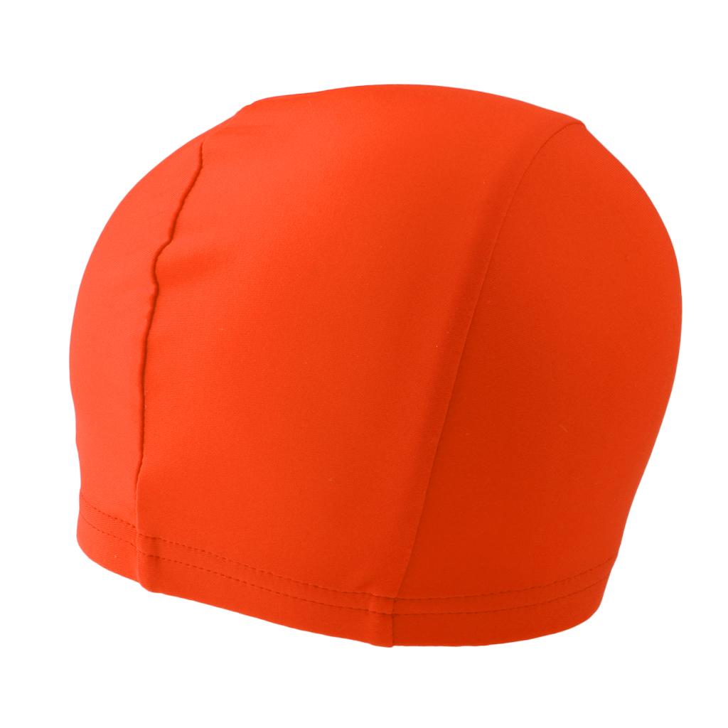 Skull Cap Under Helmet Liner for Cycling Swim Pool Bathing Orange