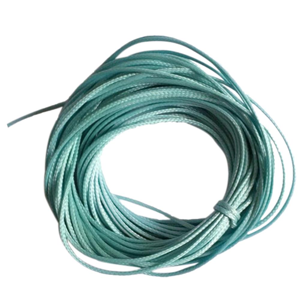 10M Wax Nylon String Rope for DIY Bracelet Neckace Making 1mm Sky blue