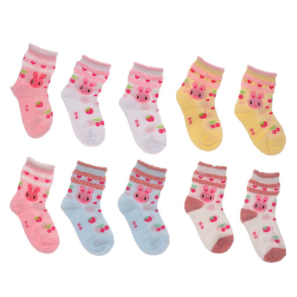 5 Pairs Autumn Kids Socks Cotton Children Boys Girls Socks For 1-10 Years