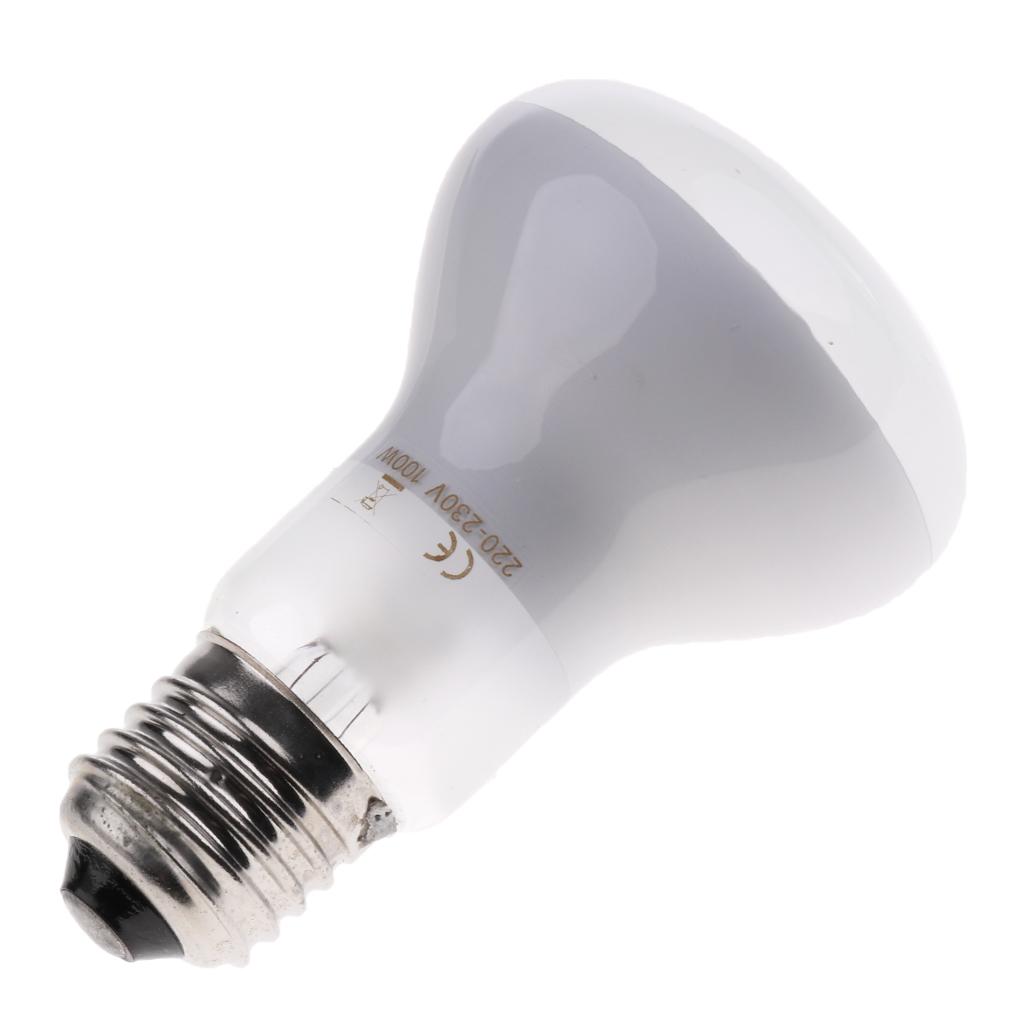E27 UVA Heater Reptile Heat Basking Lamp Moonlight Bulb 220-240V 100W