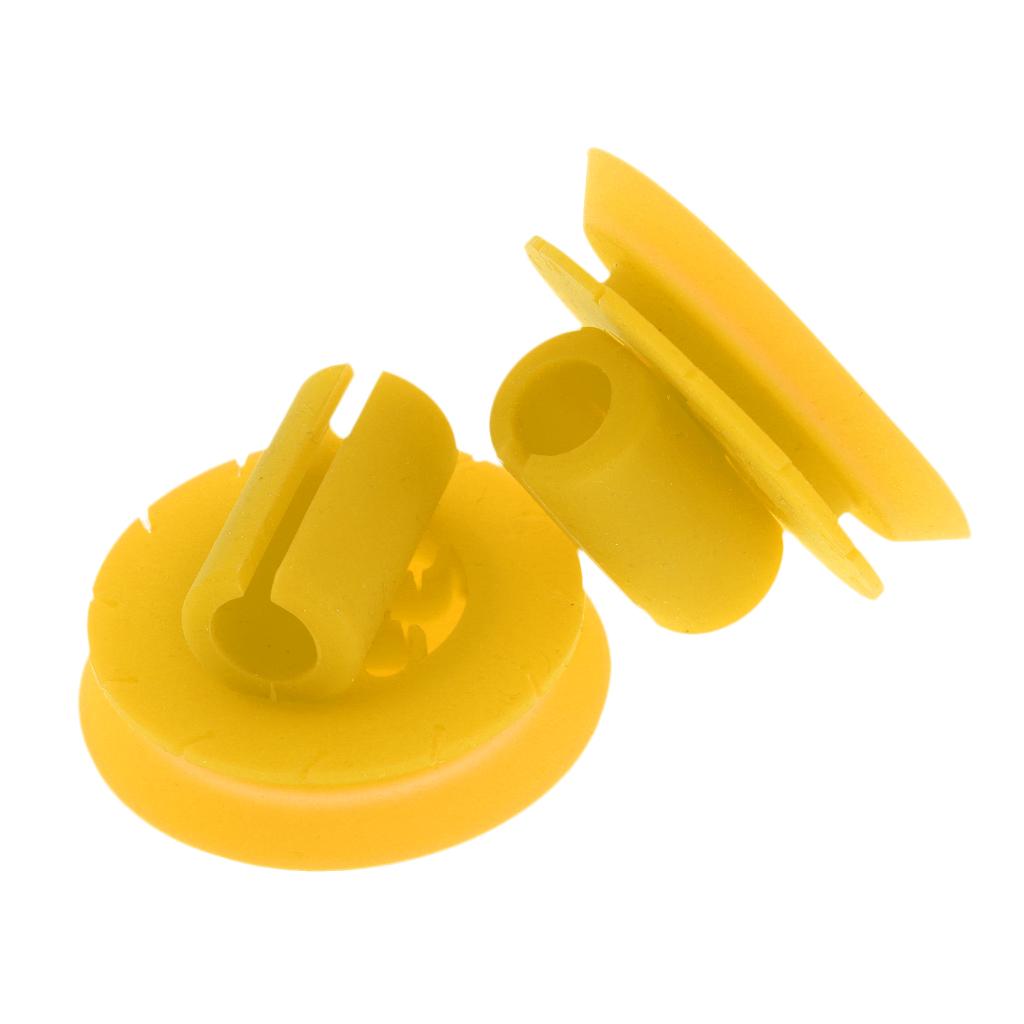 Round Silicone Line Winder Spools Board Fishing Line Winding Storage Yellow